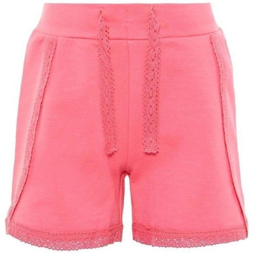 Abbigliamento Unisex bambino Shorts / Bermuda Name it Short Bambina Mini Lace Rosa
