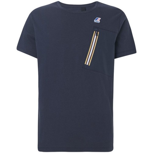 Abbigliamento Unisex bambino T-shirt maniche corte K-Way T-Shirt Bambino Le Vrai Isaie Blu