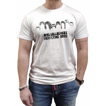 Abbigliamento Uomo T-shirt maniche corte Jack & Jones T-Shirt Uomo Noel Gallagher Bianco