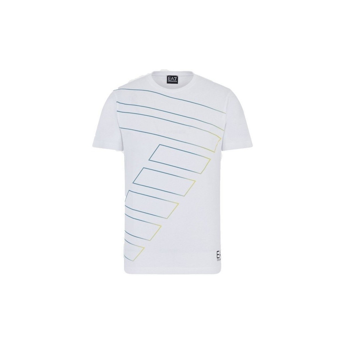 Abbigliamento Uomo T-shirt maniche corte Emporio Armani EA7 T-Shirt Uomo Graphic Series Bianco