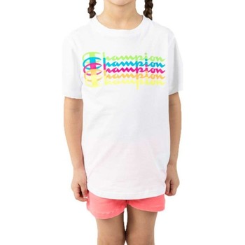 Abbigliamento Unisex bambino T-shirt maniche corte Champion T-Shirt Bambino Fluo Nero