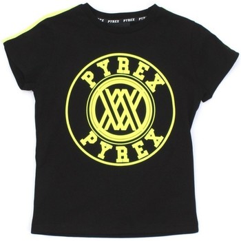 Abbigliamento Unisex bambino T-shirt maniche corte Pyrex T-Shirt Junior Bollo Nero