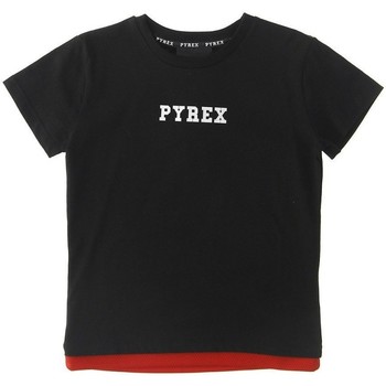 Abbigliamento Unisex bambino T-shirt maniche corte Pyrex T-Shirt Bambino Bordata Nero