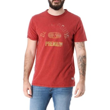Abbigliamento Uomo T-shirt maniche corte Jack & Jones T-Shirt Uomo Charles Fiammata Rosso