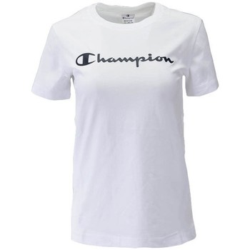 Abbigliamento Donna T-shirt maniche corte Champion T-Shirt Donna American Classic Tee Bianco