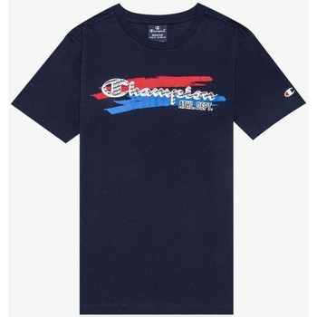 Abbigliamento Unisex bambino T-shirt maniche corte Champion T-Shirt Junior Tee Graphic Shop Blu
