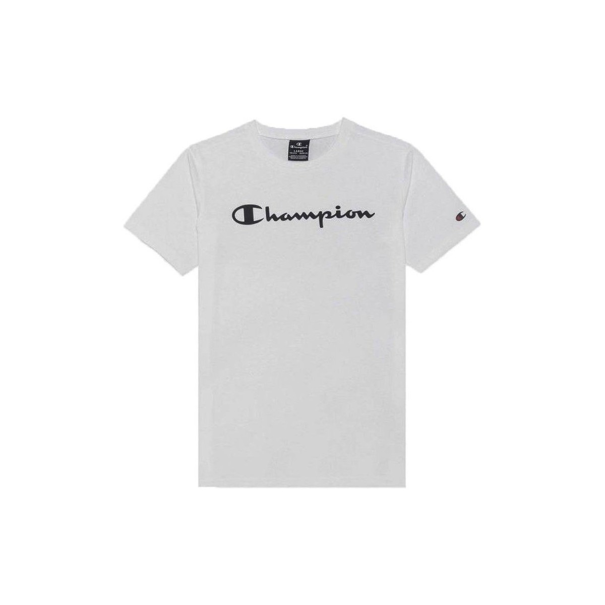 Abbigliamento Unisex bambino T-shirt maniche corte Champion T-Shirt Junior American Classic Tee Bianco
