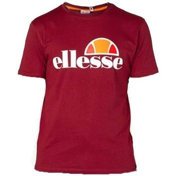 Abbigliamento Uomo T-shirt maniche corte Ellesse T-Shirt Uomo Rainbow Maxi Logo Rosso
