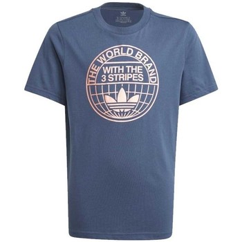 Abbigliamento Unisex bambino T-shirt maniche corte adidas Originals T-Shirt Junior Graphic Print Tee Blu