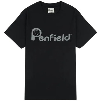 Abbigliamento Uomo T-shirt maniche corte Penfield T-shirt  Bear Chest Nero