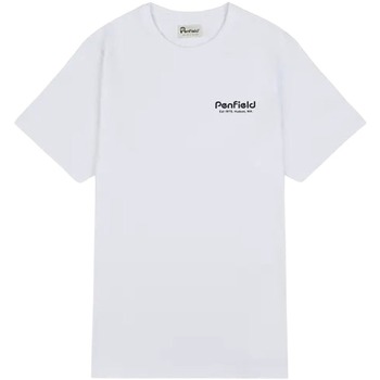 Abbigliamento Uomo T-shirt maniche corte Penfield T-shirt  Hudson Script Bianco