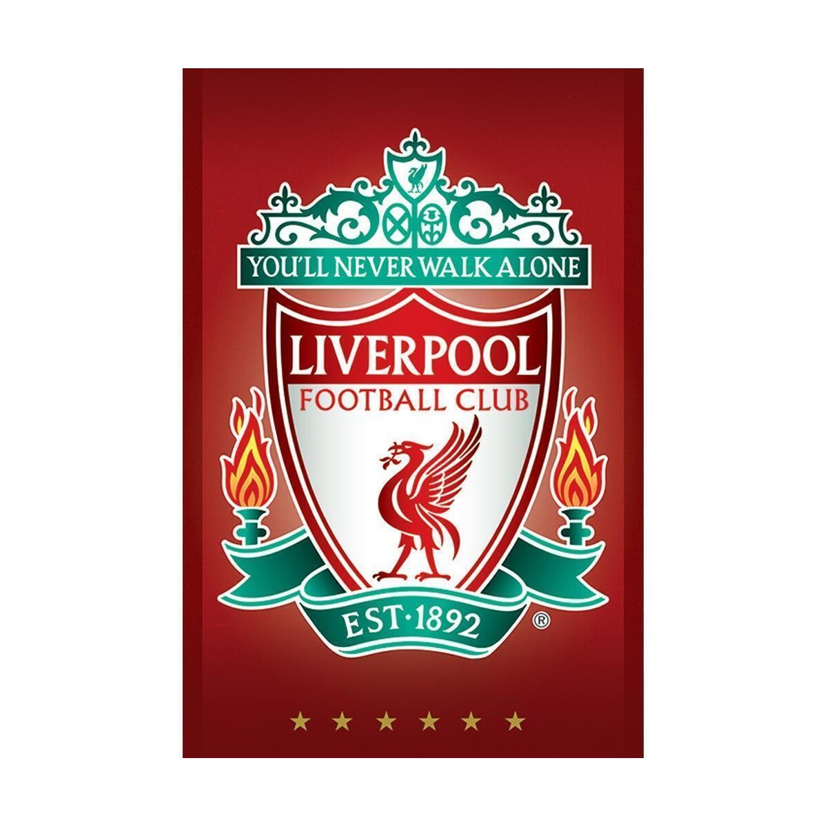 Casa Poster Liverpool Fc TA5860 Rosso
