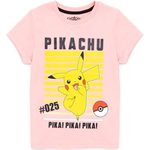 Abbigliamento Bambina T-shirts a maniche lunghe Pokemon NS6486 Rosso