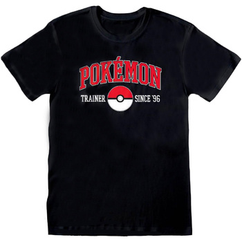 Abbigliamento T-shirts a maniche lunghe Pokemon  Nero