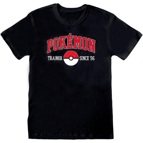 Abbigliamento T-shirts a maniche lunghe Pokemon Since 96 Nero