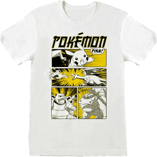 Abbigliamento T-shirts a maniche lunghe Pokemon  Bianco