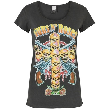 Abbigliamento Donna T-shirts a maniche lunghe Amplified Skull Cross Multicolore