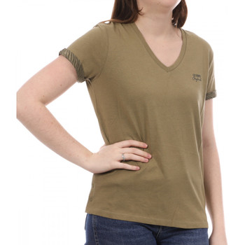 Abbigliamento Donna T-shirt maniche corte Lee Cooper LEE-009515 Verde