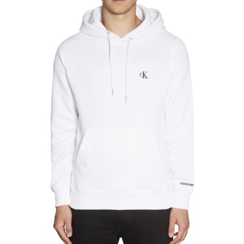 Abbigliamento Uomo Felpe Calvin Klein Jeans Essential regular hoodie Bianco