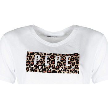 Abbigliamento Donna T-shirt maniche corte Pepe jeans PL504996 | Cristinas Bianco