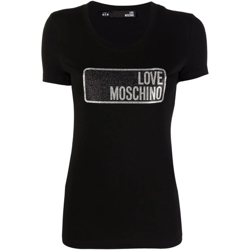 Abbigliamento Donna T-shirt maniche corte Love Moschino W4H1917E1951 Nero