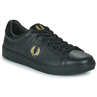 Scarpe Uomo Sneakers basse Fred Perry SPENCER TUMBLED LEATHER Nero