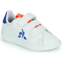 Scarpe Uomo Sneakers basse Le Coq Sportif COURTSET PS SPORT Bianco / Arancio / Blu