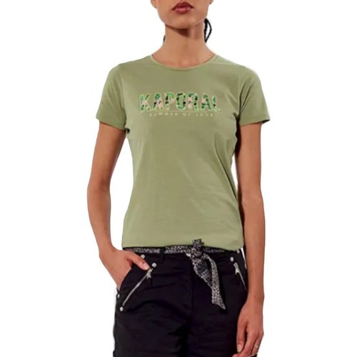 Abbigliamento Donna T-shirt maniche corte Kaporal Kecil tileul Kaki