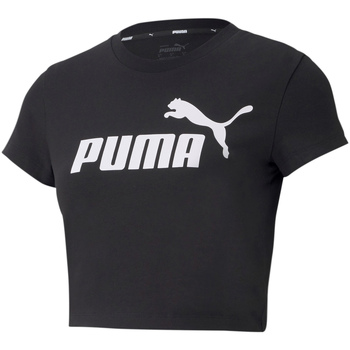 Abbigliamento Donna T-shirt & Polo Puma 586865 Nero