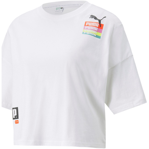 Abbigliamento Donna T-shirt & Polo Puma 534350 Bianco