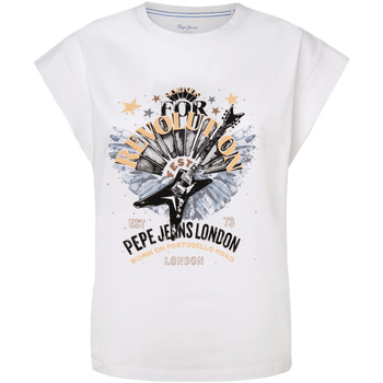Abbigliamento Donna T-shirt & Polo Pepe jeans PL505158 Bianco