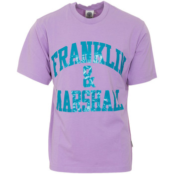 Abbigliamento Uomo T-shirt maniche corte Franklin & Marshall T-shirt à manches courtes Viola