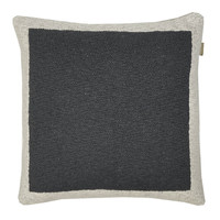 Casa cuscini Malagoon Solid knitted poster cushion black Nero