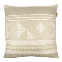 Casa cuscini Malagoon Craft offwhite cushion square (NEW) Bianco