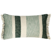 Casa cuscini Malagoon Berber grainy green cushion Verde