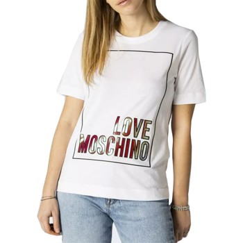 Abbigliamento Donna T-shirt maniche corte Love Moschino W4F153IM3876 Bianco