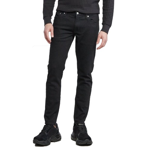 Abbigliamento Uomo Jeans slim Calvin Klein Jeans K10K109013-34 Nero