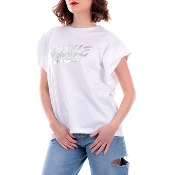 Abbigliamento Donna T-shirt & Polo GaËlle Paris T-Shirt In Jersey Smanicata Bianco Bianco