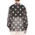 Abbigliamento Donna T-shirt & Polo GaËlle Paris Blusa Trasparente In Chiffon Nero Multicolore