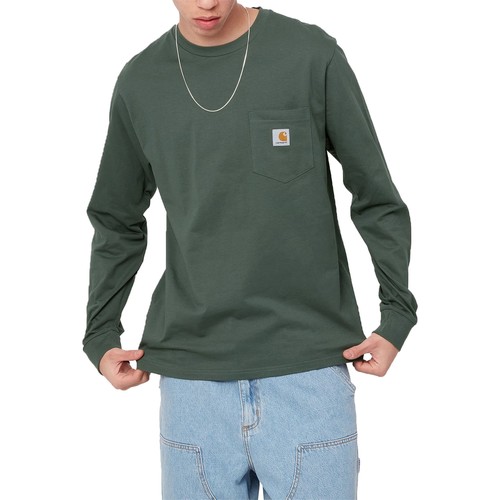 Abbigliamento Uomo T-shirts a maniche lunghe Carhartt I022094 Nero