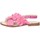 Scarpe Bambina Sandali Florens F3352 Sandalo Bambina GLITTER FUCSIA Rosa