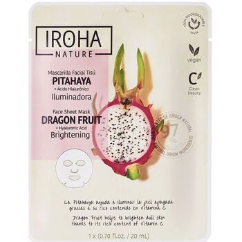 Accessori Donna Maschera Iroha Nature Nature Mask Dragon Fruit + Hyaluronic Acid 