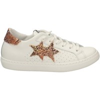 Scarpe Donna Sneakers 2 Stars SNEAKER LOW PAILETTES bianco-fantasia