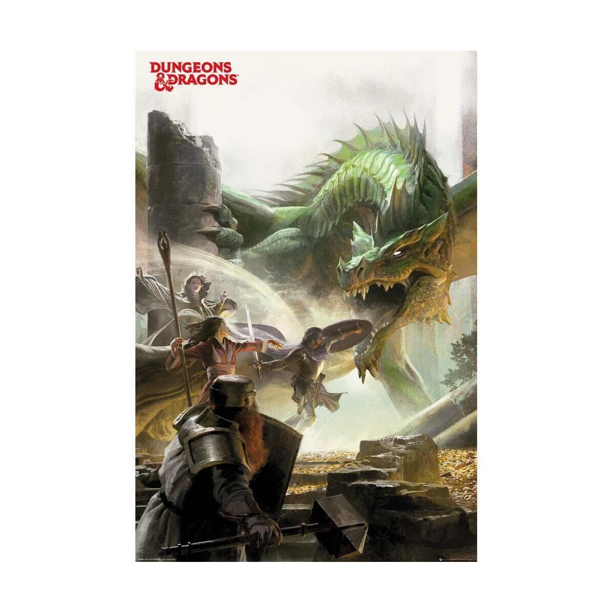 Casa Poster Dungeons & Dragons TA7663 Verde