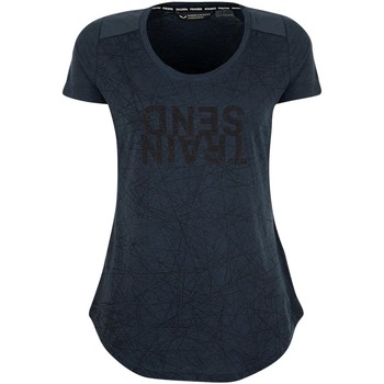Abbigliamento Donna T-shirt maniche corte Salewa Alpine Hemp Print 28115-3960 Blu