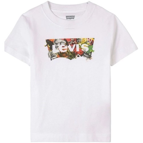 Abbigliamento Unisex bambino T-shirt & Polo Levi's 9EC827-001 Bianco