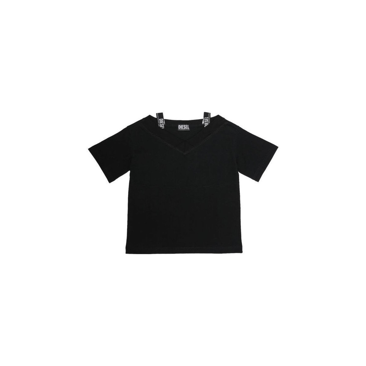 Abbigliamento Bambina Top / T-shirt senza maniche Diesel J00618-00YI9 TWORKI-K900 Nero