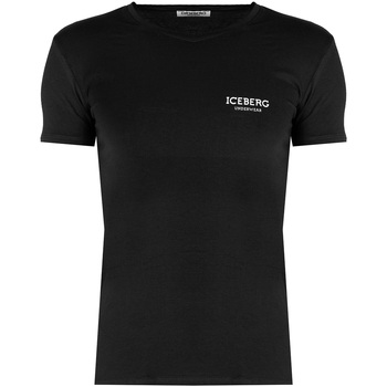 Abbigliamento Uomo T-shirt maniche corte Iceberg ICE1UTS02 Nero