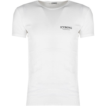 Abbigliamento Uomo T-shirt maniche corte Iceberg ICE1UTS01 Bianco