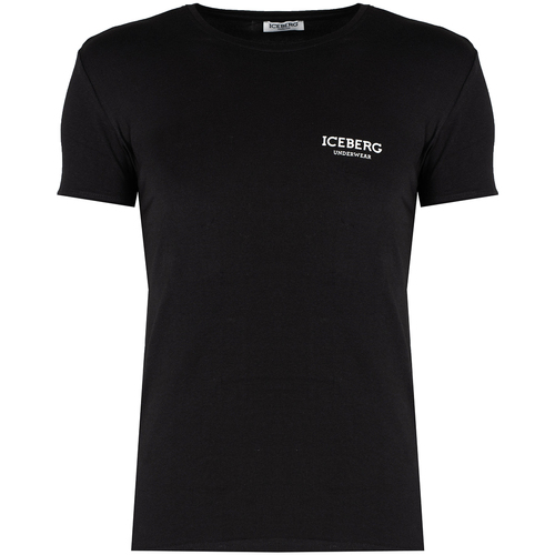 Abbigliamento Uomo T-shirt maniche corte Iceberg ICE1UTS01 Nero